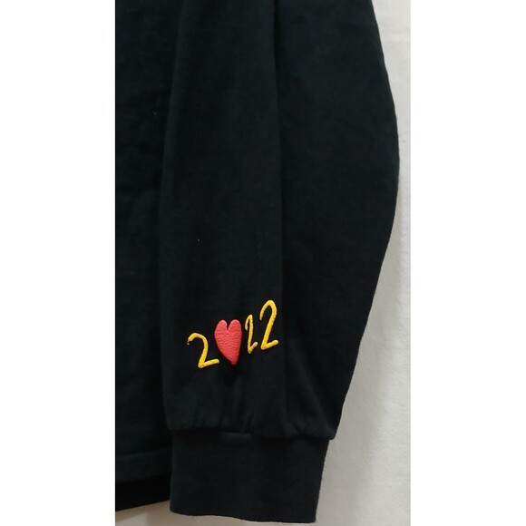 Harry Styles Love on Tour 2022 Long Sleeve Black Graphic Print TShirt Large Note - Picture 4 of 6